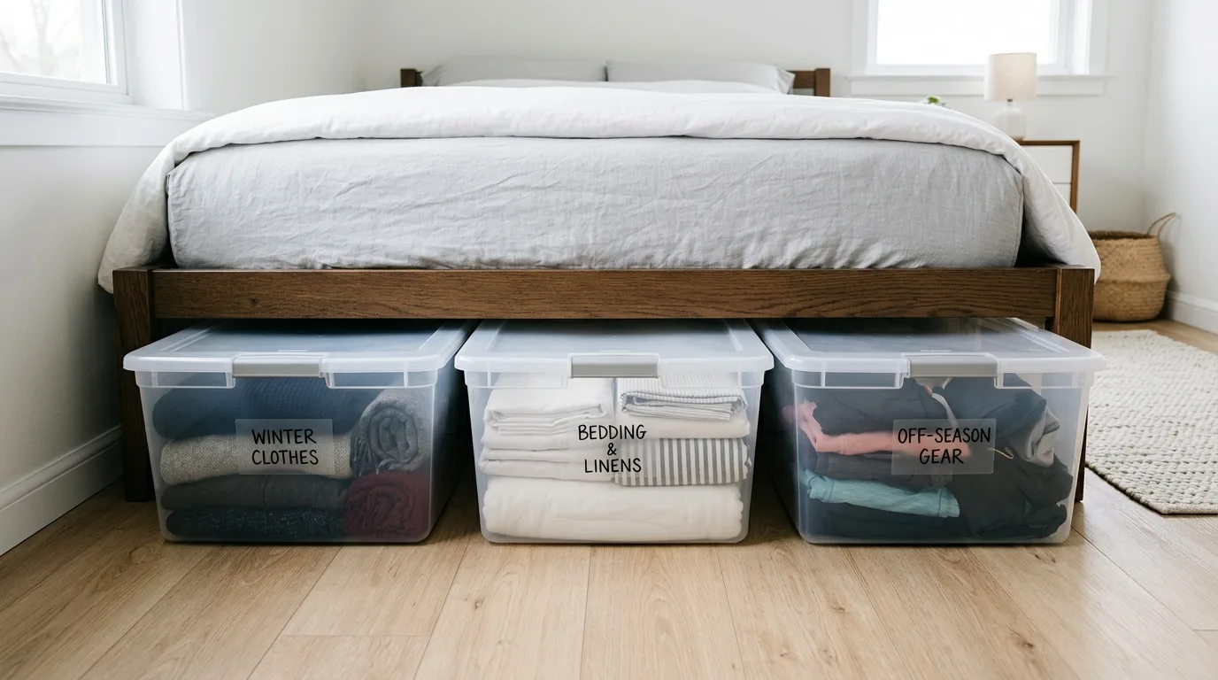 Float the nightstands to free the floor inspiration for a small bedroom.